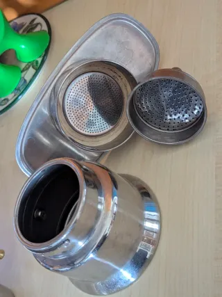 Caffettiera vintage acciaio 2 tazze