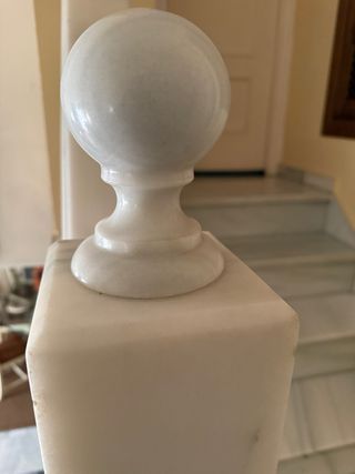 Balaustre de mármol para escalera