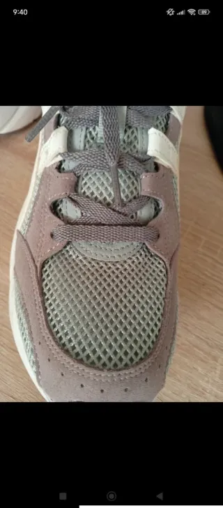 Zapatillas Asics Talla 40 Gris/Blanco