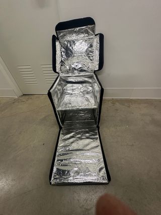 Bolsa para llevar pedidos negra