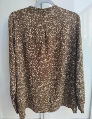 Camisa Adolfo Dominguez Estampada Marrón