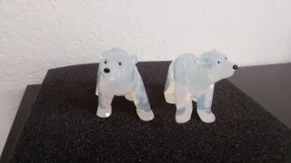 Orsetti polari Swarovski opale bianco