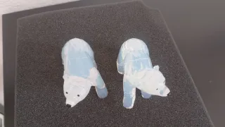 Orsetti polari Swarovski opale bianco