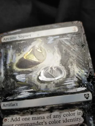 Carta MTG tlotr Sello Arcano Alterada