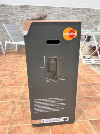 Estufa de gas Equation
