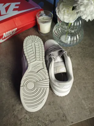 Nike Dunk Low Gris y Blanco