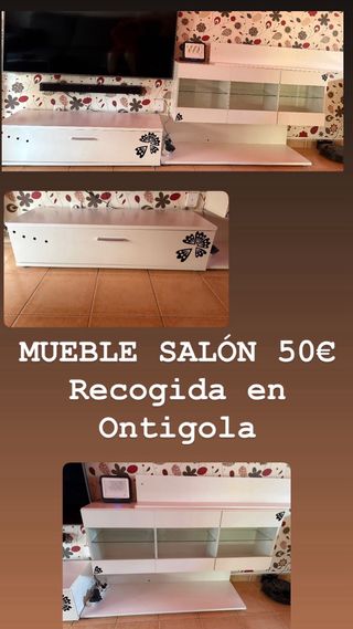 Mueble Salón Blanco 50€