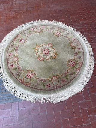 Tappeto rotondo cinese lana