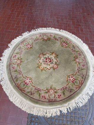 Tappeto rotondo cinese lana