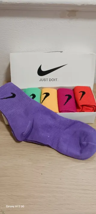 Calcetines Nike Talla Única Pack 4 Colores
