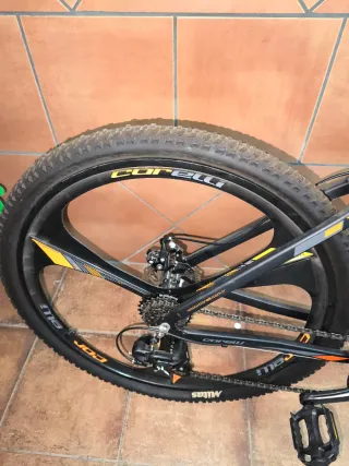 Bicicleta Montaña 29 Negra/Naranja