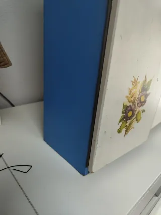 Armario Nancy Antiguo Flores Azules