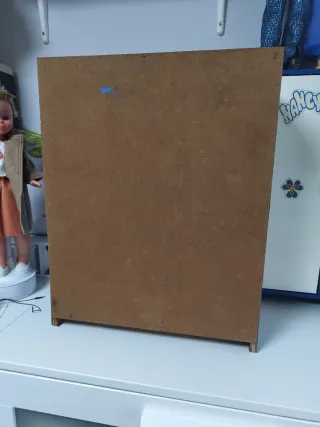 Armario Nancy Antiguo Flores Azules