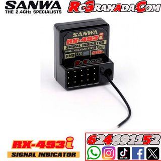 RECEPTOR SANWA RX-493i FHSS5 WATERPROOF