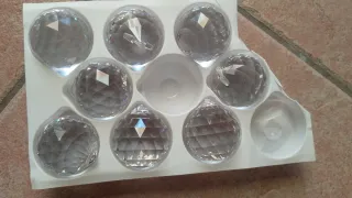 Sfere decorative in cristallo