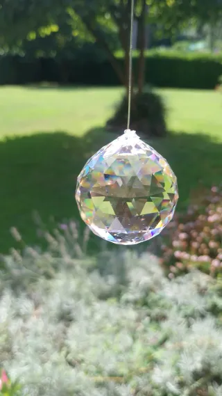 Sfere decorative in cristallo