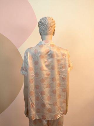 Pigiama Indigo Sky pois rosa taglia XL