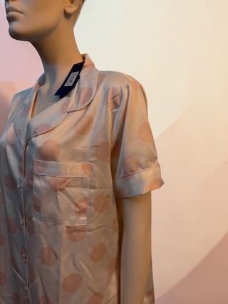 Pigiama Indigo Sky pois rosa taglia XL