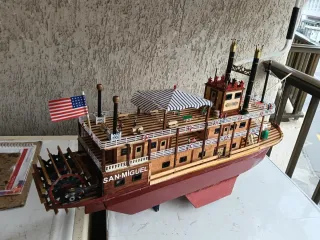 Maqueta Barco de Vapor San Miguel RC