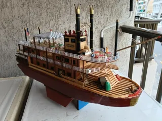 Maqueta Barco de Vapor San Miguel RC