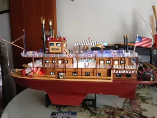 Maqueta Barco de Vapor San Miguel RC