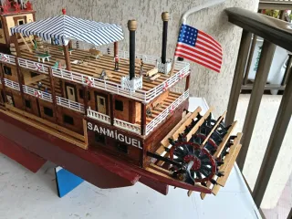Maqueta Barco de Vapor San Miguel RC