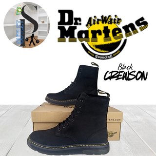Dr Martens Crewson Nubuck negras 44 hombre nuevas