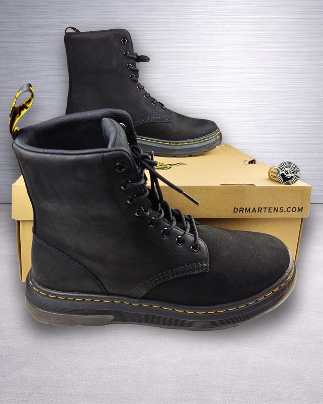 Dr. Martens Crewson Nubuck Negras 44 Hombre Nuevas