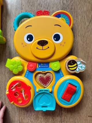 Lote juguetes bebé: granja, piano, peluche