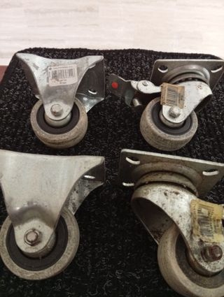 Ruedas para muebles (4 unidades)