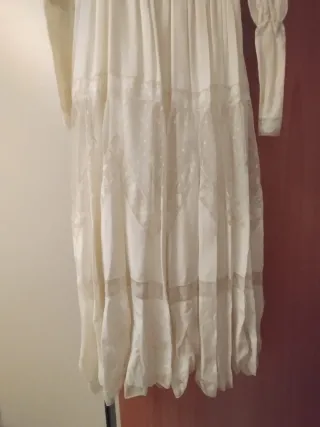 Vestido de Novia Vintage Blanco Año 1983