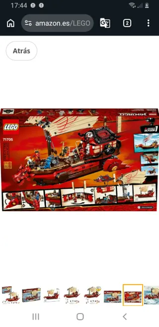 Lego Ninjago Legacy Destiny's Bounty 71705