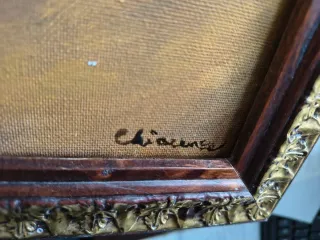 Dipinto a olio su tela con cornice