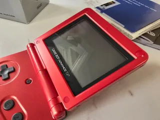 Consola Game Boy Advance SP Roja Nueva