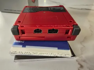 Consola Game Boy Advance SP Roja Nueva
