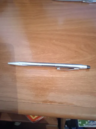 Bolígrafo Cross Plateado