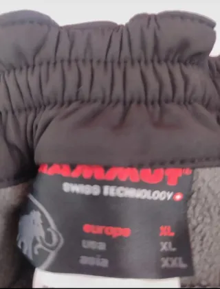 Pantalón Mammut Hombre Talla XL Negro/Gris