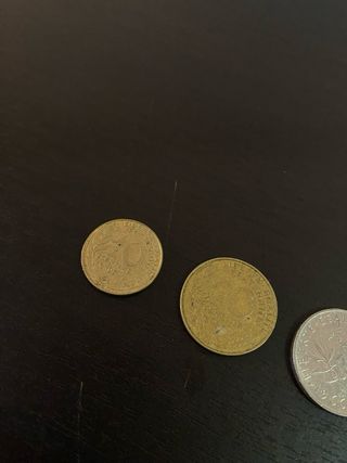 Lotto 5 monete Franchi Francesi