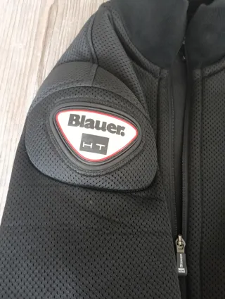 Blauer Giacca Motociclista Nera Tg. M-L