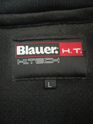 Blauer Giacca Motociclista Nera Tg. M-L