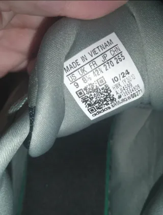 Zapatillas Adidas Running Verdes y Blancas