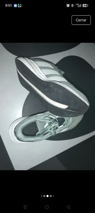 Zapatillas Adidas Running Verdes y Blancas