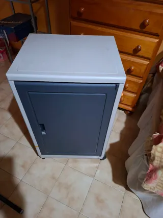 Armario Organizador Blanco y Gris