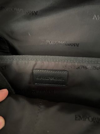Mochila Emporio Armani Negra Original