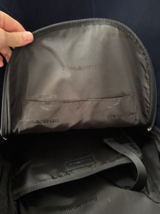 Mochila Emporio Armani Negra Original