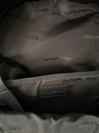 Mochila Emporio Armani Negra Original