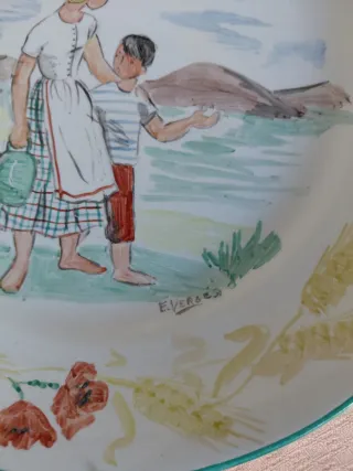 Plato decorativo E.Verges