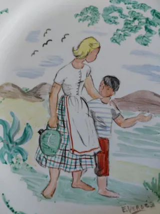 Plato decorativo E.Verges