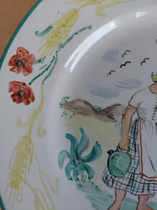 Plato decorativo E.Verges