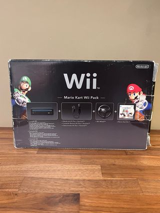 Nintendo Wii Nera Mario Kart Pack